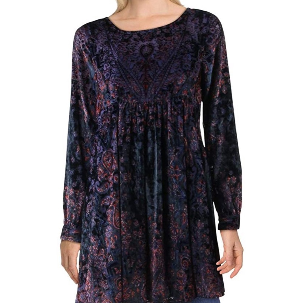 Free People Velvet mini dress